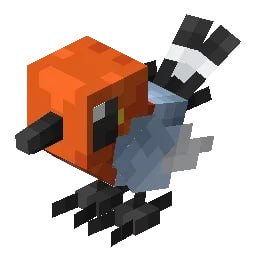 Minecraft-style voxel Fletchling